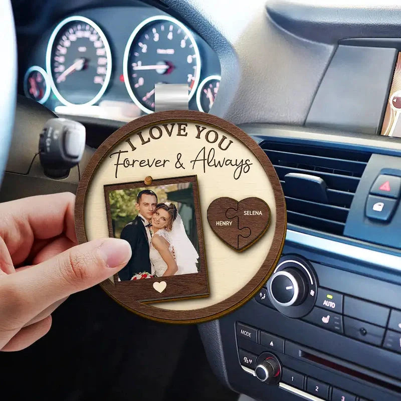 Personalized Custom Shaped Car Visor Clip