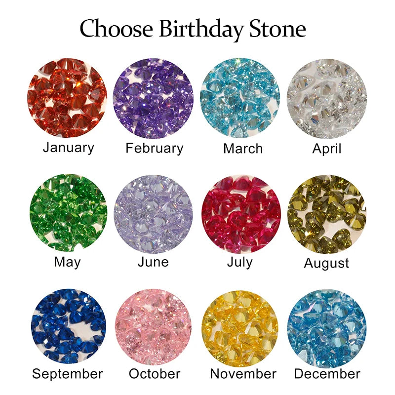 Dual Heart Birthstone Ring for Women