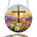 Garden of Holy Light Acrylic Suncatcher Puzzle – Radiant Window Art Décor