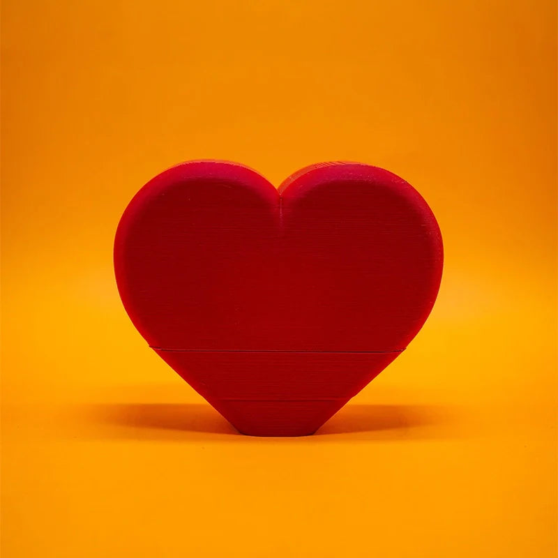 Heart With Middle Finger Gag Gift – 3D Printed Cheeky Heart Gift