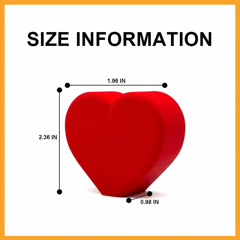Heart With Middle Finger Gag Gift – 3D Printed Cheeky Heart Gift