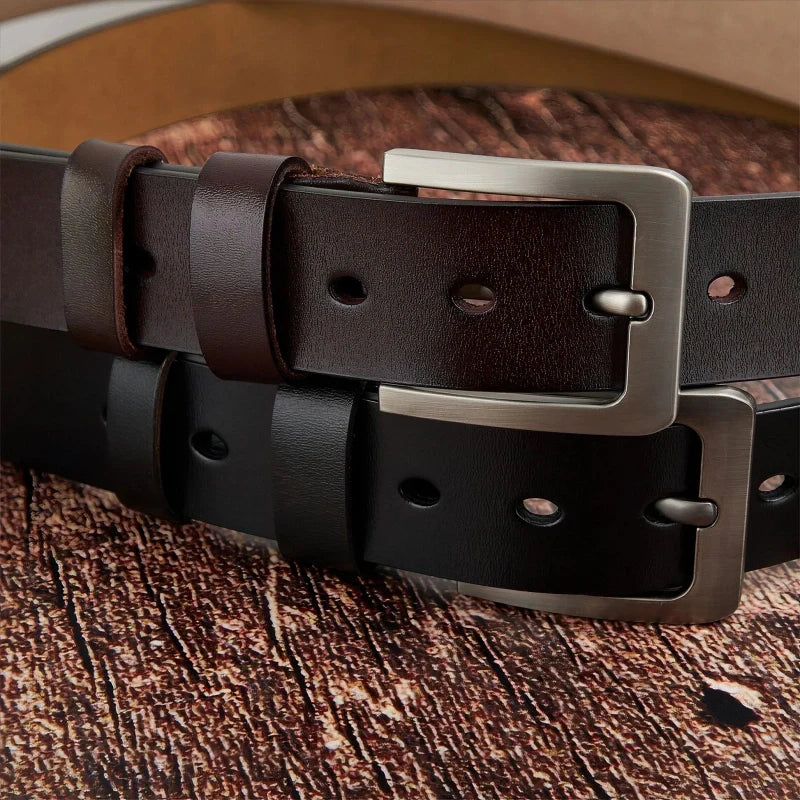 Personalized Engraved Leather Belt for Him