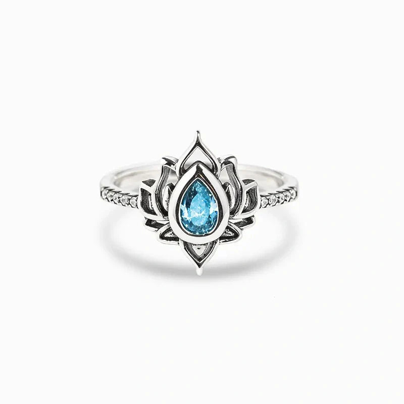 “Let It Go & Begin Again” Lotus Ring