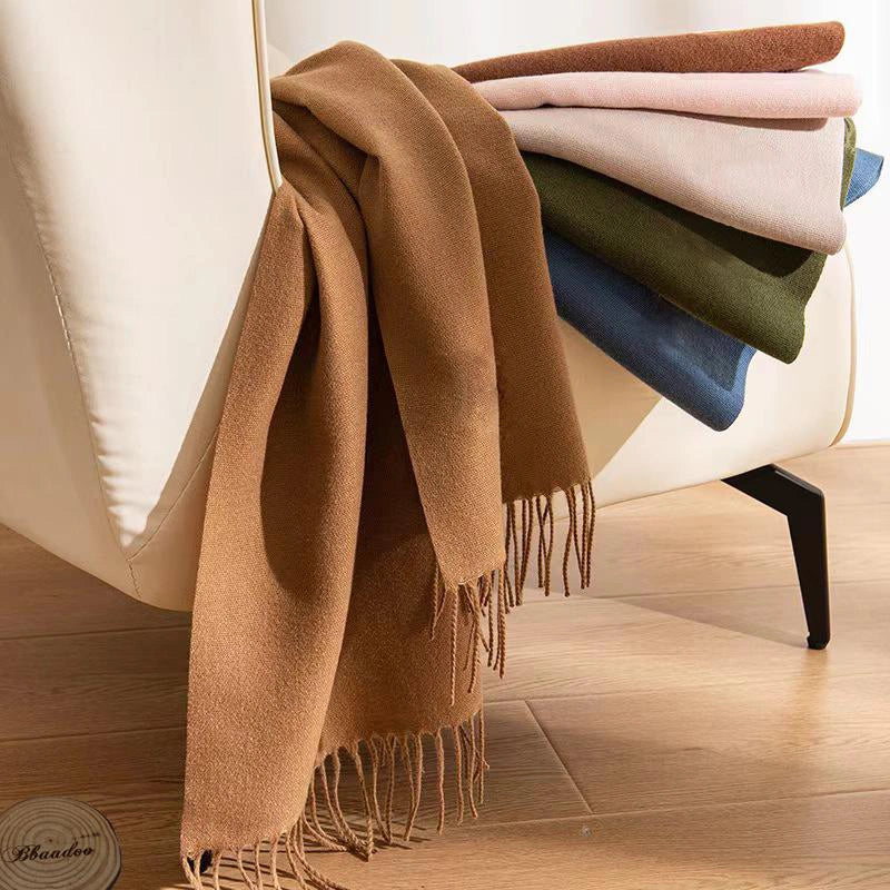 Personalised Luxury Embroidered Scarf – Custom Winter Scarf for Women, Christmas Gift & Bridesmaid Shawl