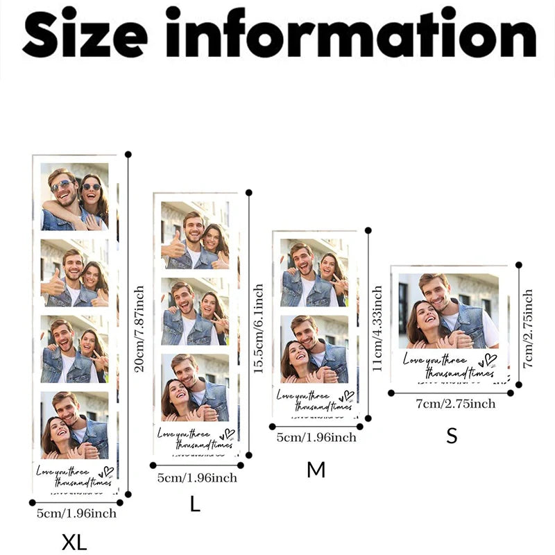 Personalized Photo Acrylic Fridge Magnet Custom