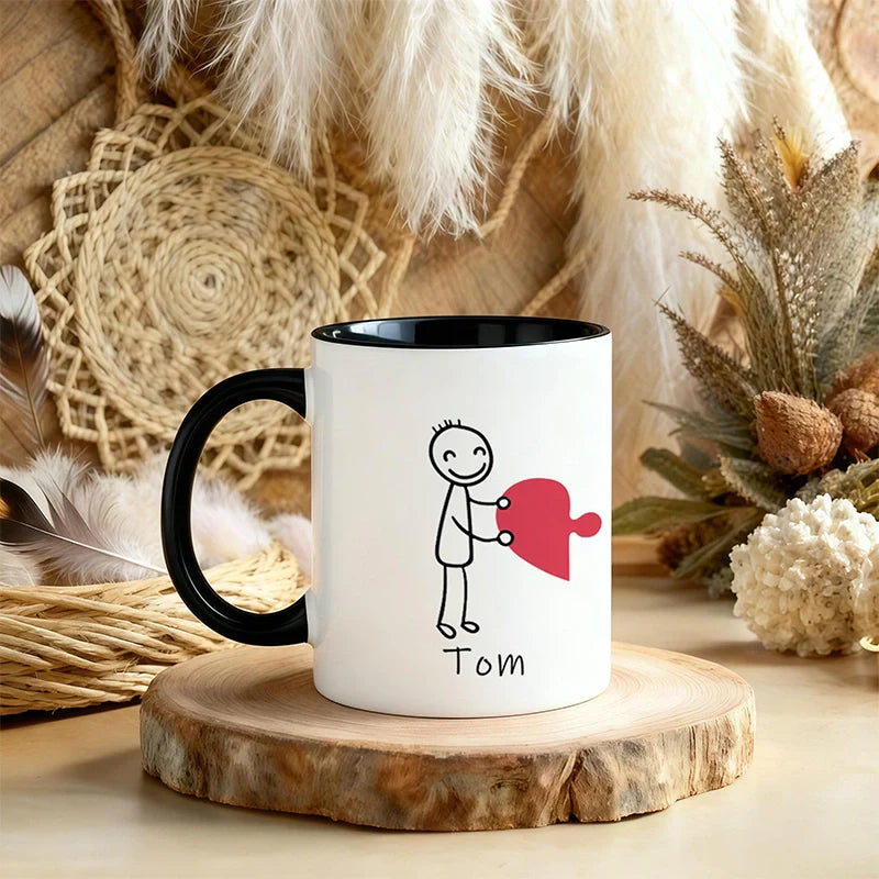 Personalized Couple Coffee Mugs – Custom Romantic Gift for Him or Her