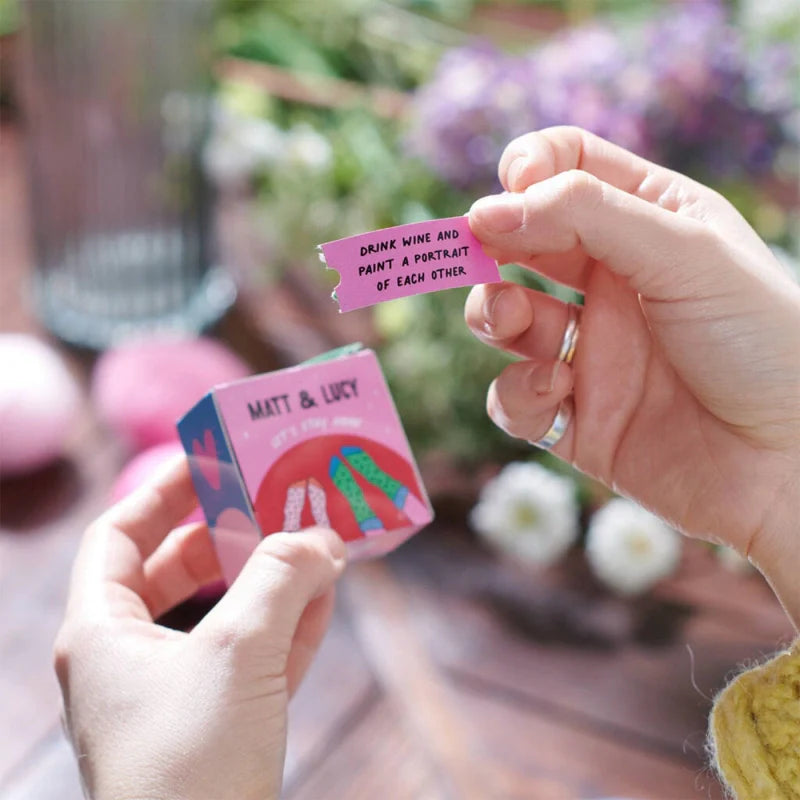 Personalized Couples Date Night Dispenser – 20 At-Home Romantic Date Ideas Gift