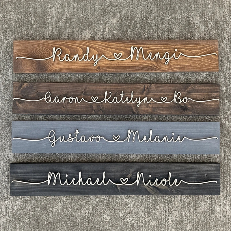 Personalized Couples Name Pallet Sign