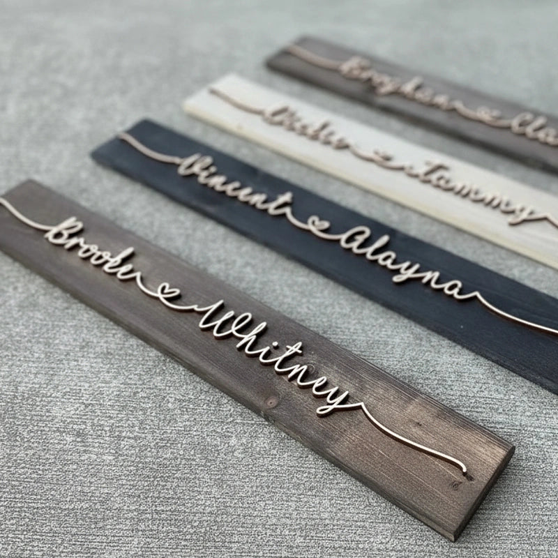 Personalized Couples Name Pallet Sign