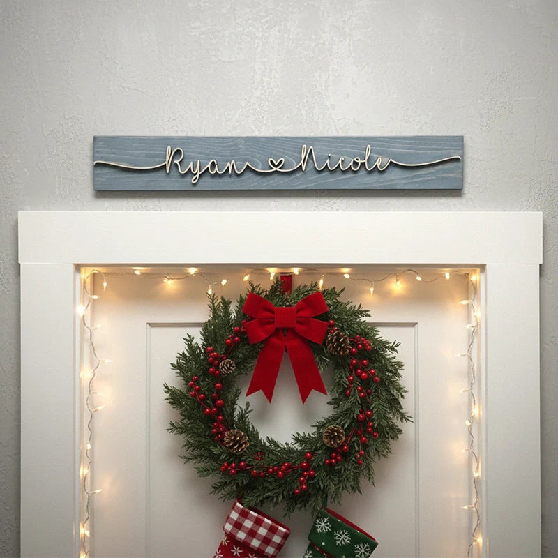 Personalized Couples Name Pallet Sign