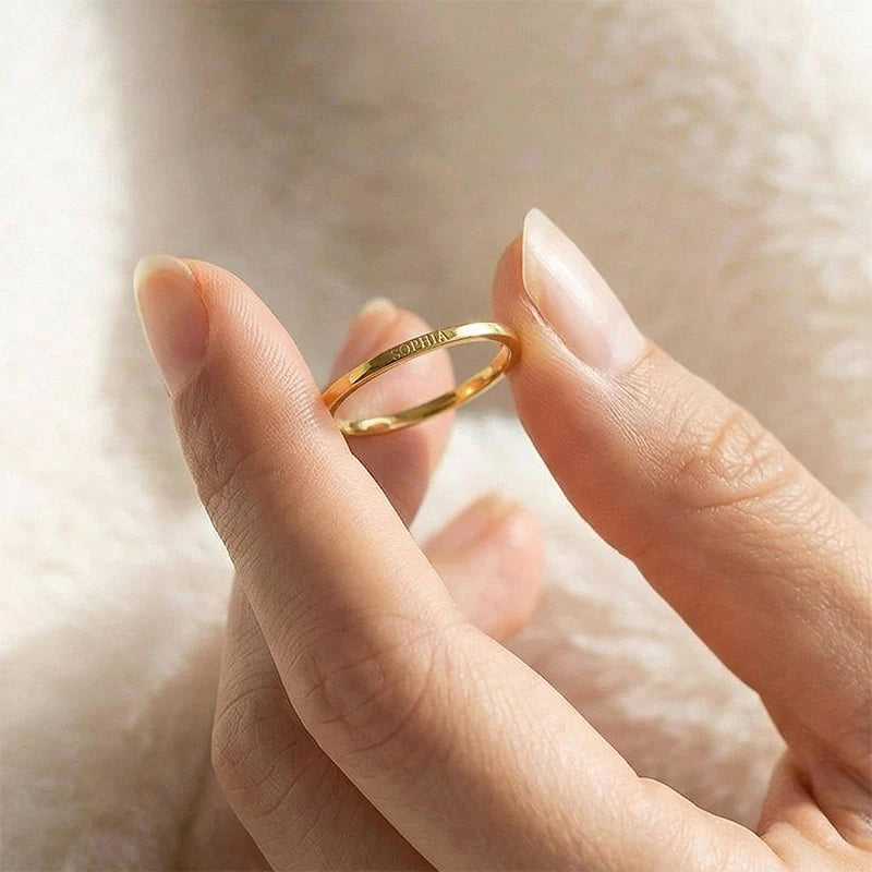 Personalized Engraved Ring