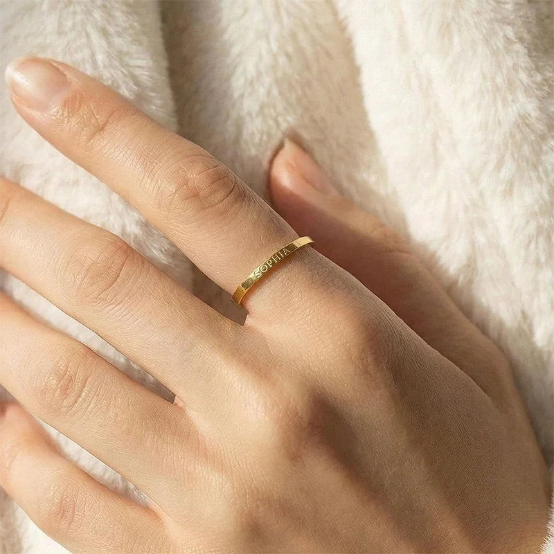 Personalized Engraved Ring