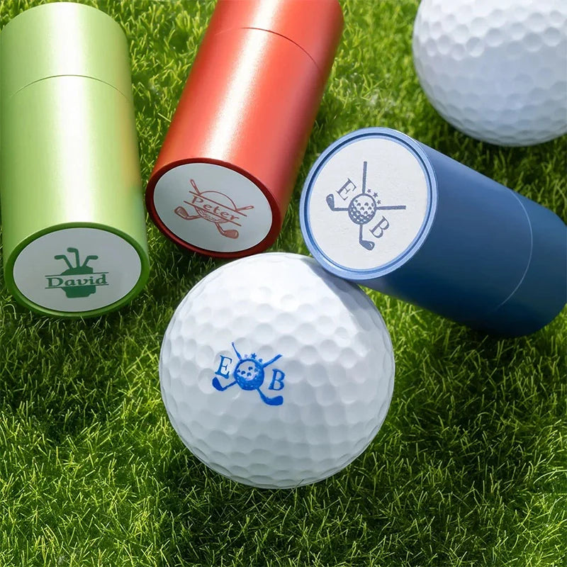 Personalized Golf Ball Stamp with Initials – Custom Monogram Marker for Golfers