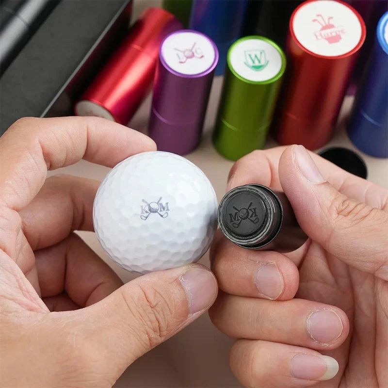 Personalized Golf Ball Stamp with Initials – Custom Monogram Marker for Golfers