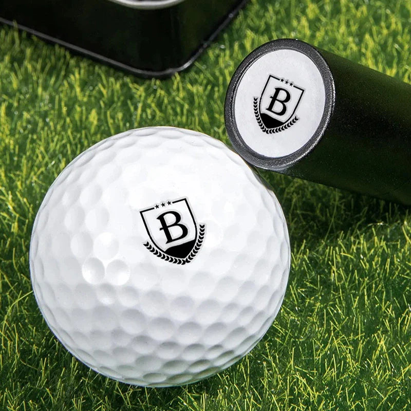 Personalized Golf Ball Stamp with Initials – Custom Monogram Marker for Golfers