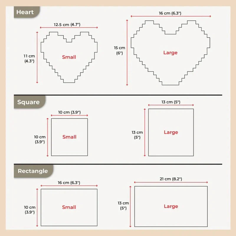 Custom Photo Building Blocks for Couples
