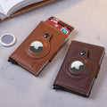 Personalized Leather AirTag Wallet
