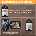 Custom Photo Keychain Anniversary & Father's Day Gift