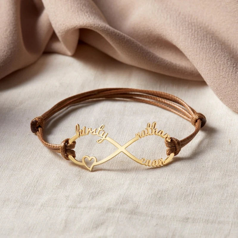 Personalized New Mom Name Bracelet – Custom Kids Name Jewelry | First Mother’s Day Gift