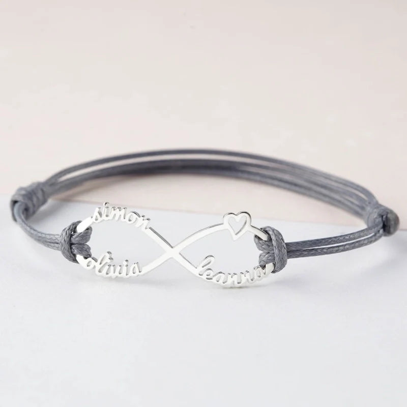 Personalized New Mom Name Bracelet – Custom Kids Name Jewelry | First Mother’s Day Gift