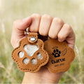 Personalized Pet Fur Memorial Keychain – Custom Pet Keepsake Keychain