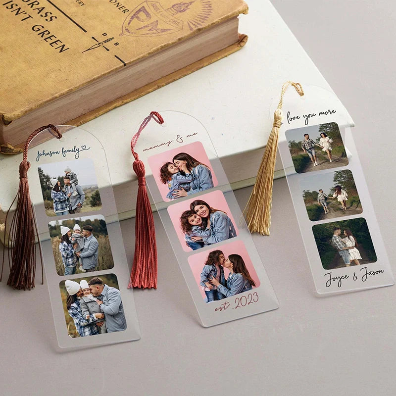 Personalized Photo Acrylic Bookmark for Her