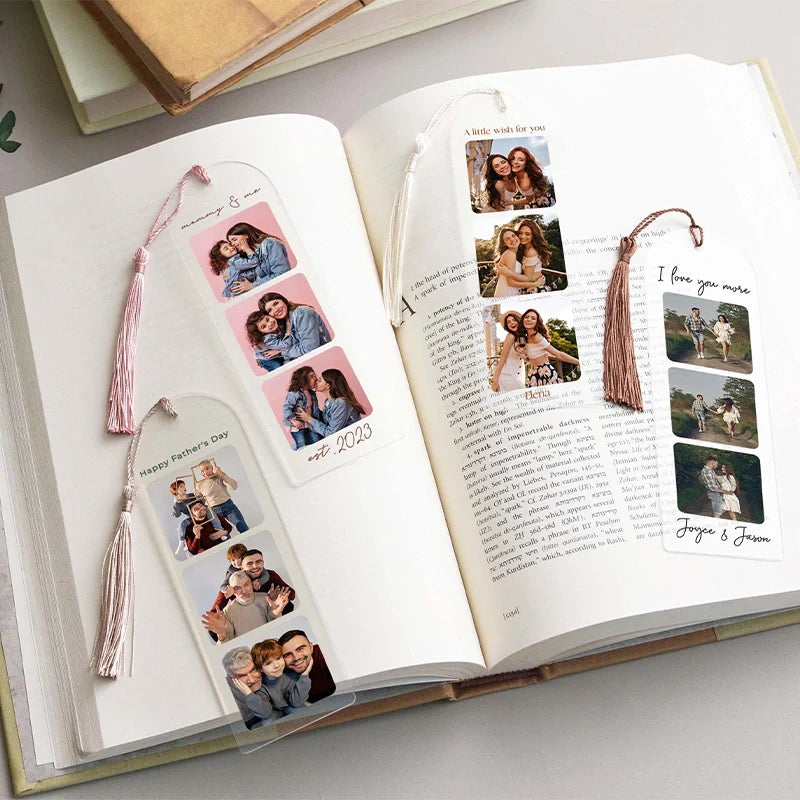 Personalized Photo Acrylic Bookmark for Her