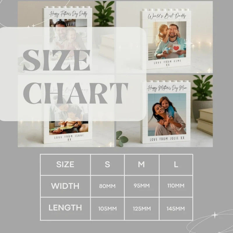 Personalized Photo Building Block for Mom – Custom Mother’s Day Picture Gift