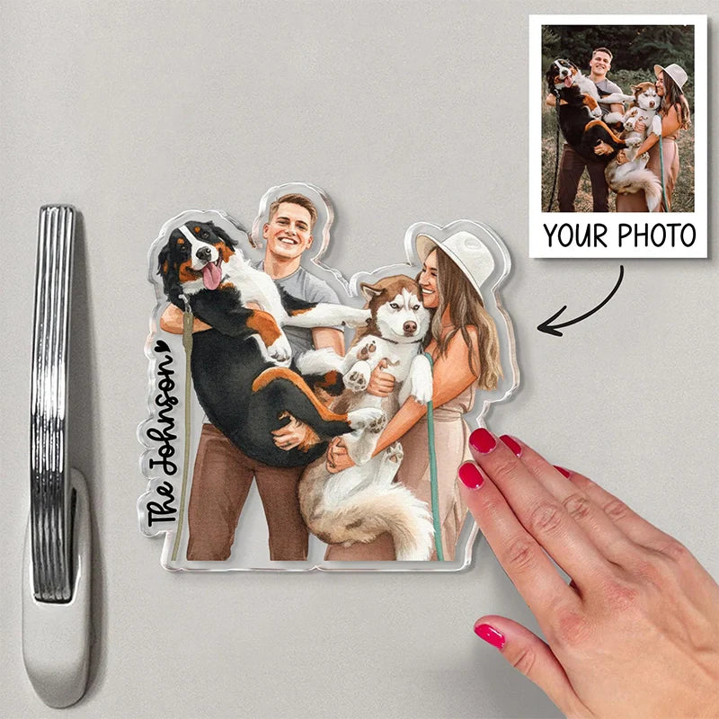 Personalized Photo Fridge Magnet