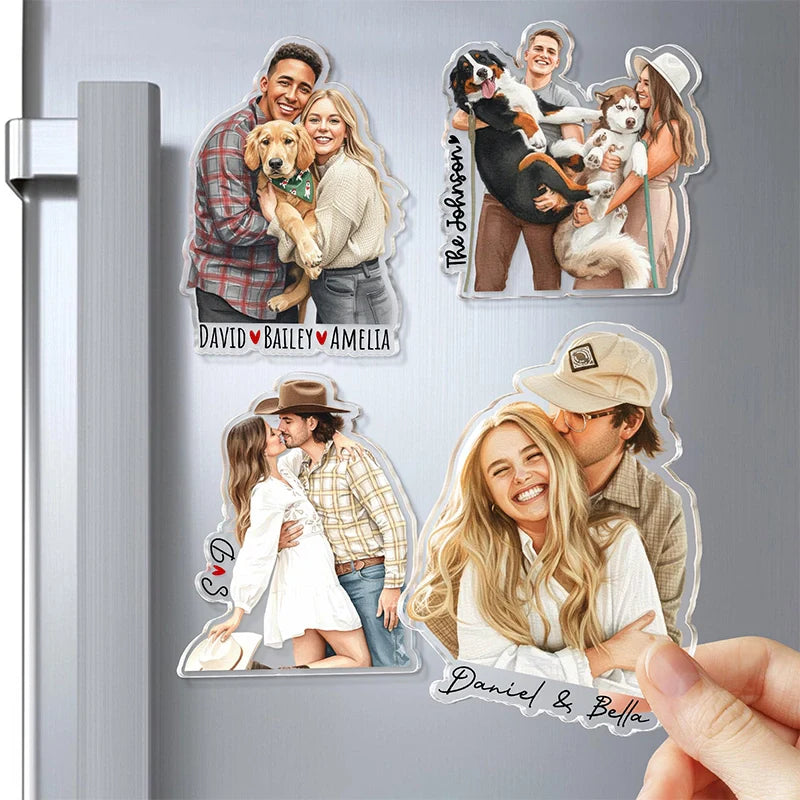 Personalized Photo Fridge Magnet