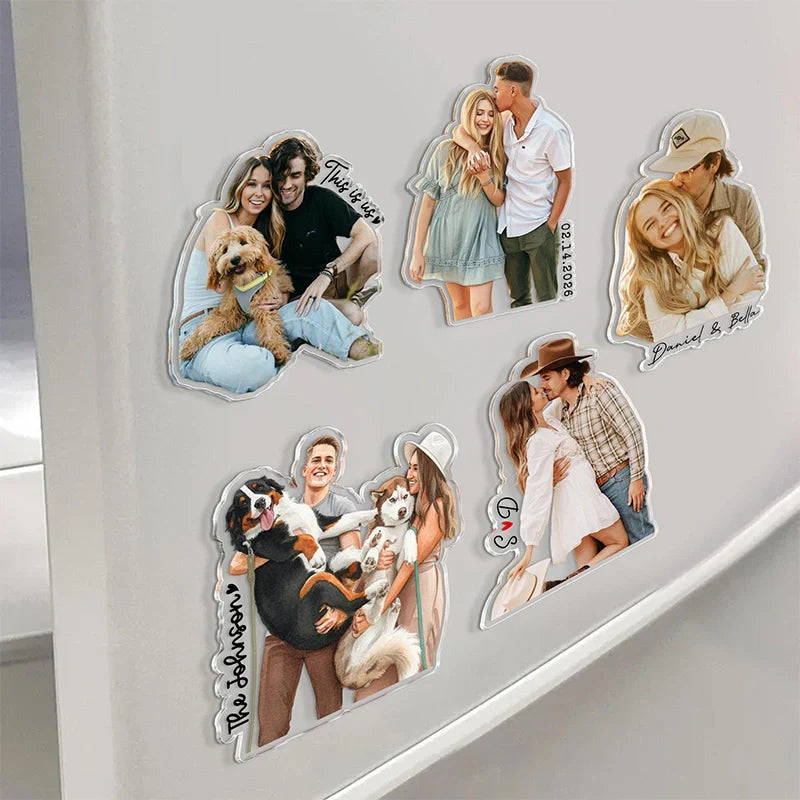 Personalized Photo Fridge Magnet