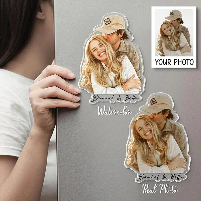 Personalized Photo Fridge Magnet