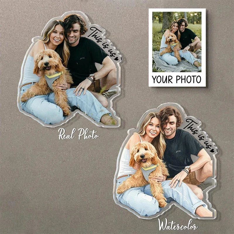Personalized Photo Fridge Magnet
