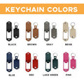 Personalized Photo Keychain for Mom – Custom Leather Keepsake Gift for Mother’s Day