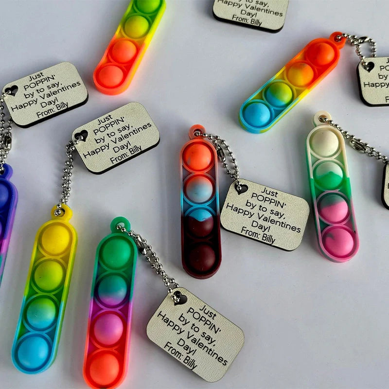 Personalized Pop It Keychain