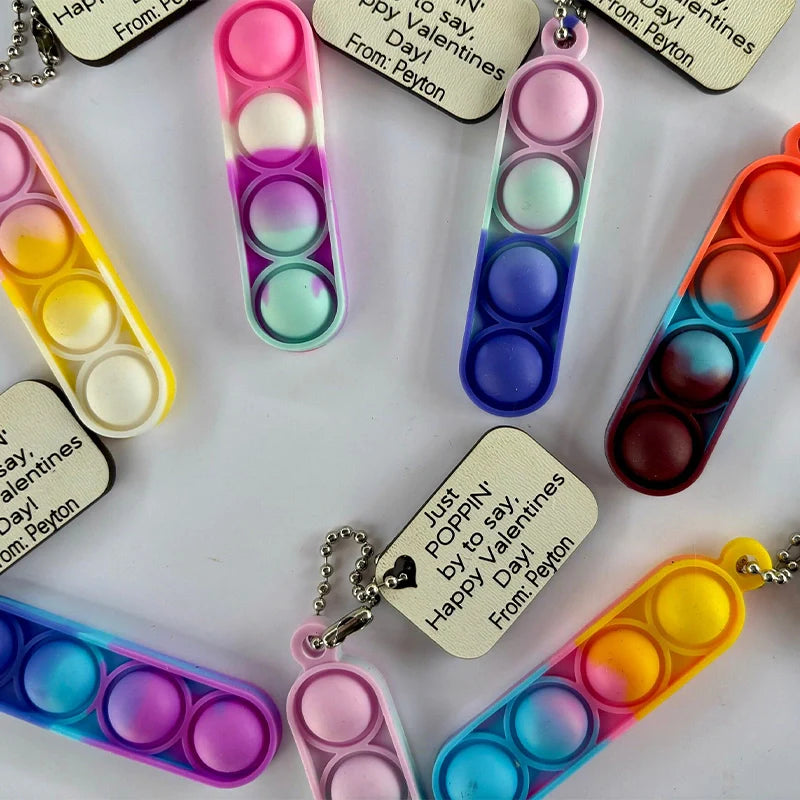 Personalized Pop It Keychain