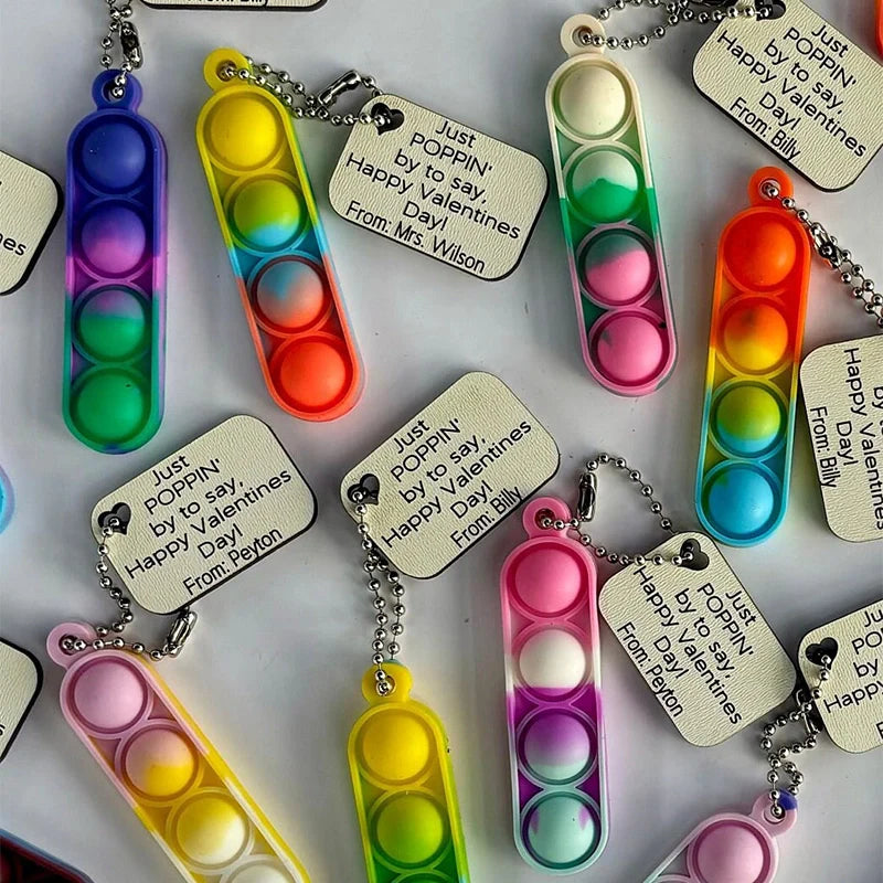 Personalized Pop It Keychain