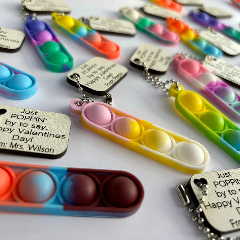 Personalized Pop It Keychain