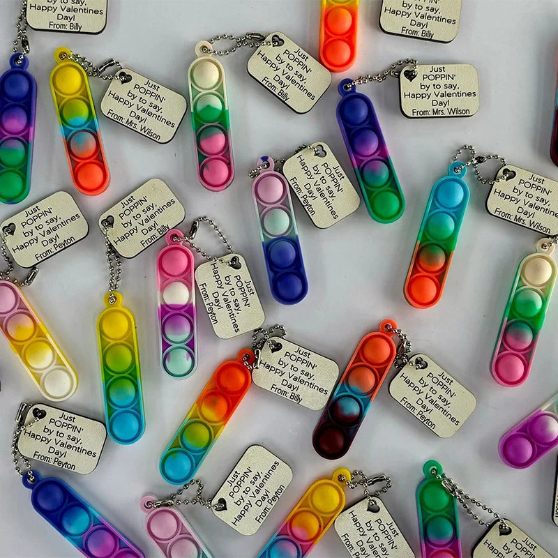 Personalized Pop It Keychain