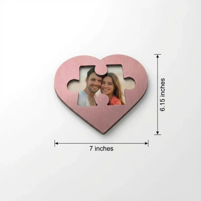 Personalized Puzzle Heart Name Sign