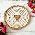 Personalized “Reasons Why I Love You” Wooden Décor
