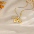 Personalized Hidden Names Heart Necklace – Custom Valentine’s Day Gift for Her
