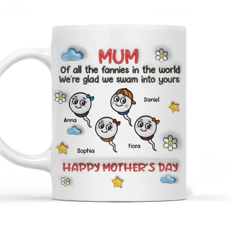 Personalized “The Winners” 3D Inflated Effect Mug