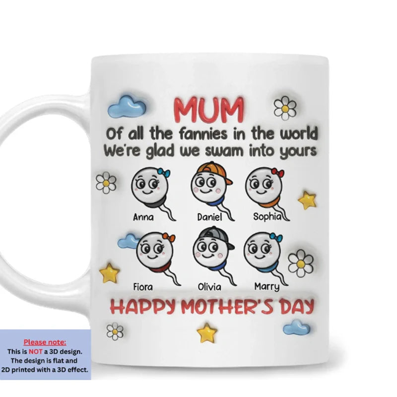 Personalized “The Winners” 3D Inflated Effect Mug
