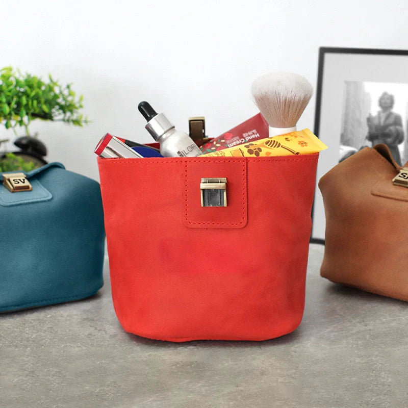 Personalized Travel Makeup Bag with Lock