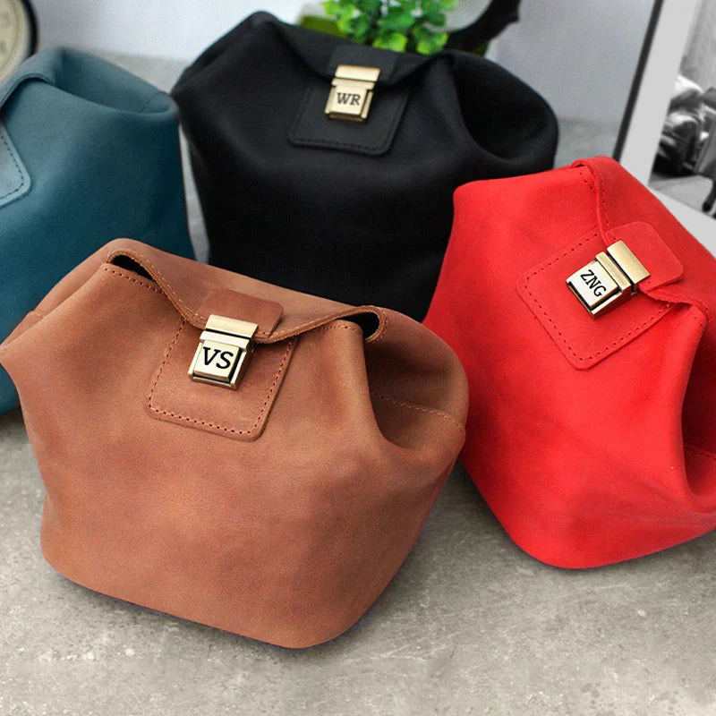 Personalized Travel Makeup Bag with Lock