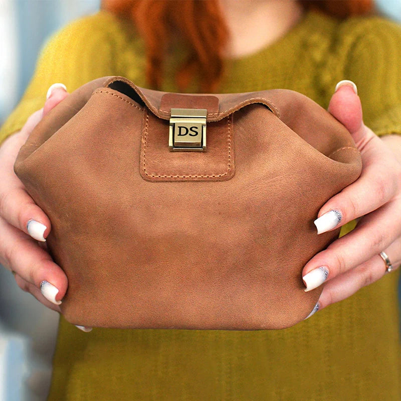 Personalized Travel Makeup Bag with Lock