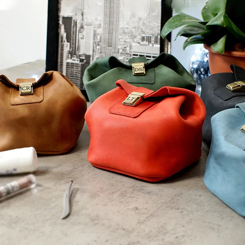 Personalized Travel Makeup Bag with Lock