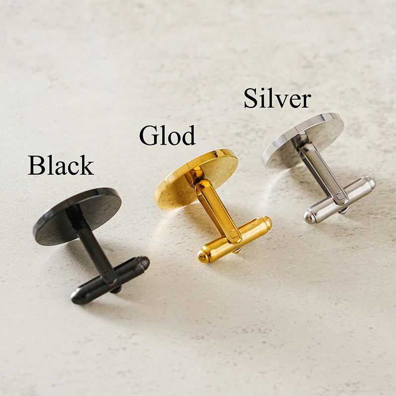 Personalized Valentine’s Day Cufflinks with Wooden Box