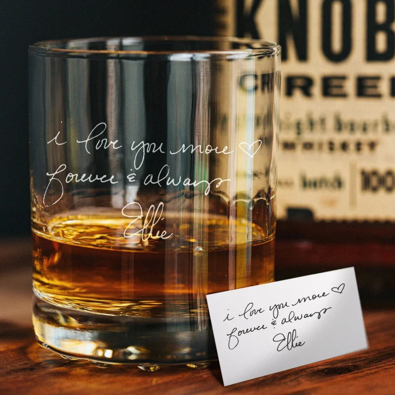 Personalized Photo Engraved Whiskey & Wine Glass – Custom Valentine’s Day Gift for Couples, Anniversary Gift for Him & Her